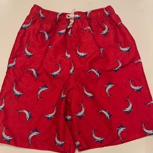 J Khaki swim trunks